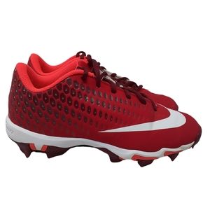 Nike Vapor Fast Flex Boys Red Baseball Cleats Size 5 Y